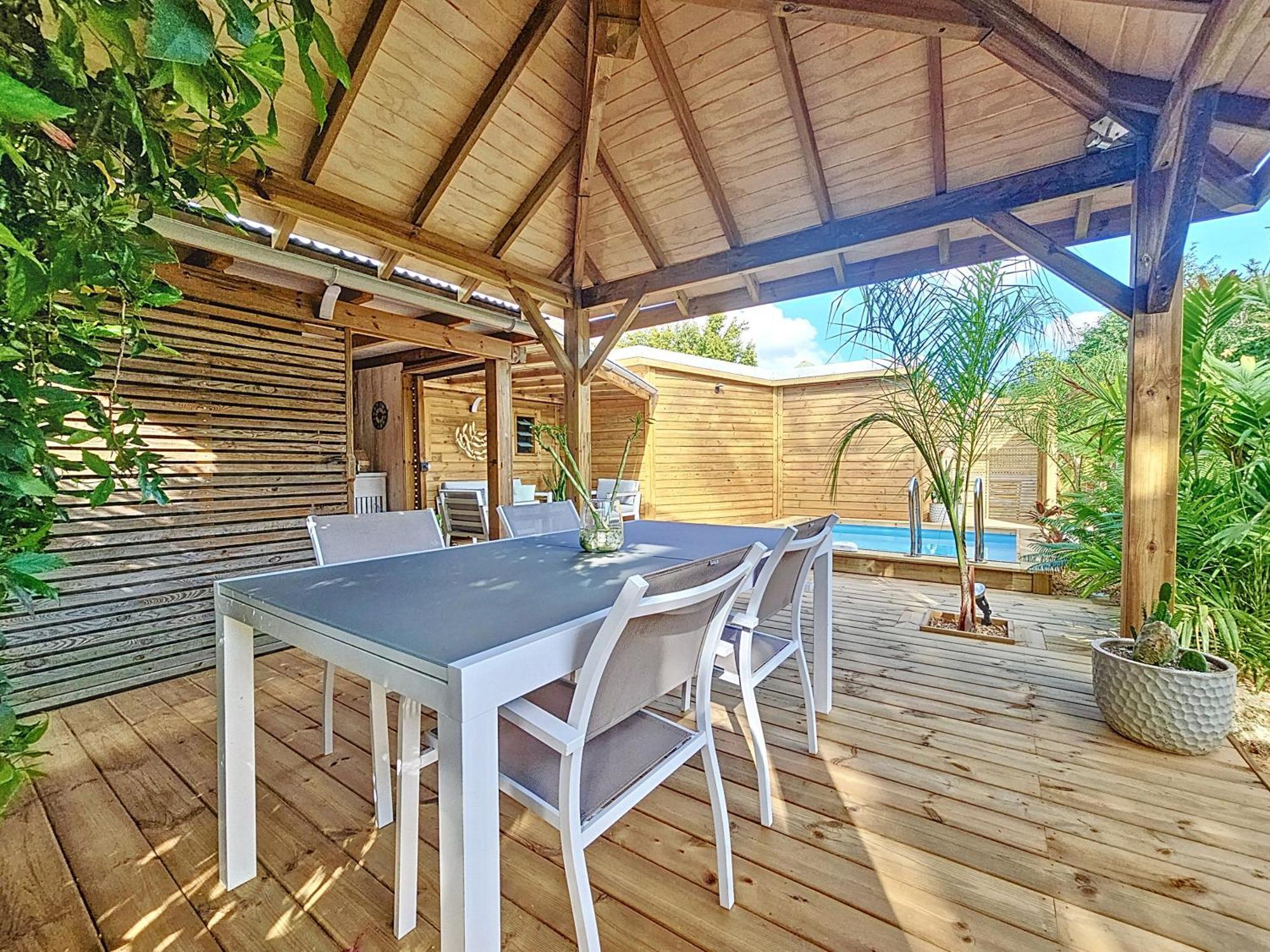 Bungalow l'Anjou Créole Sainte Anne Guadeloupe Exterior foto