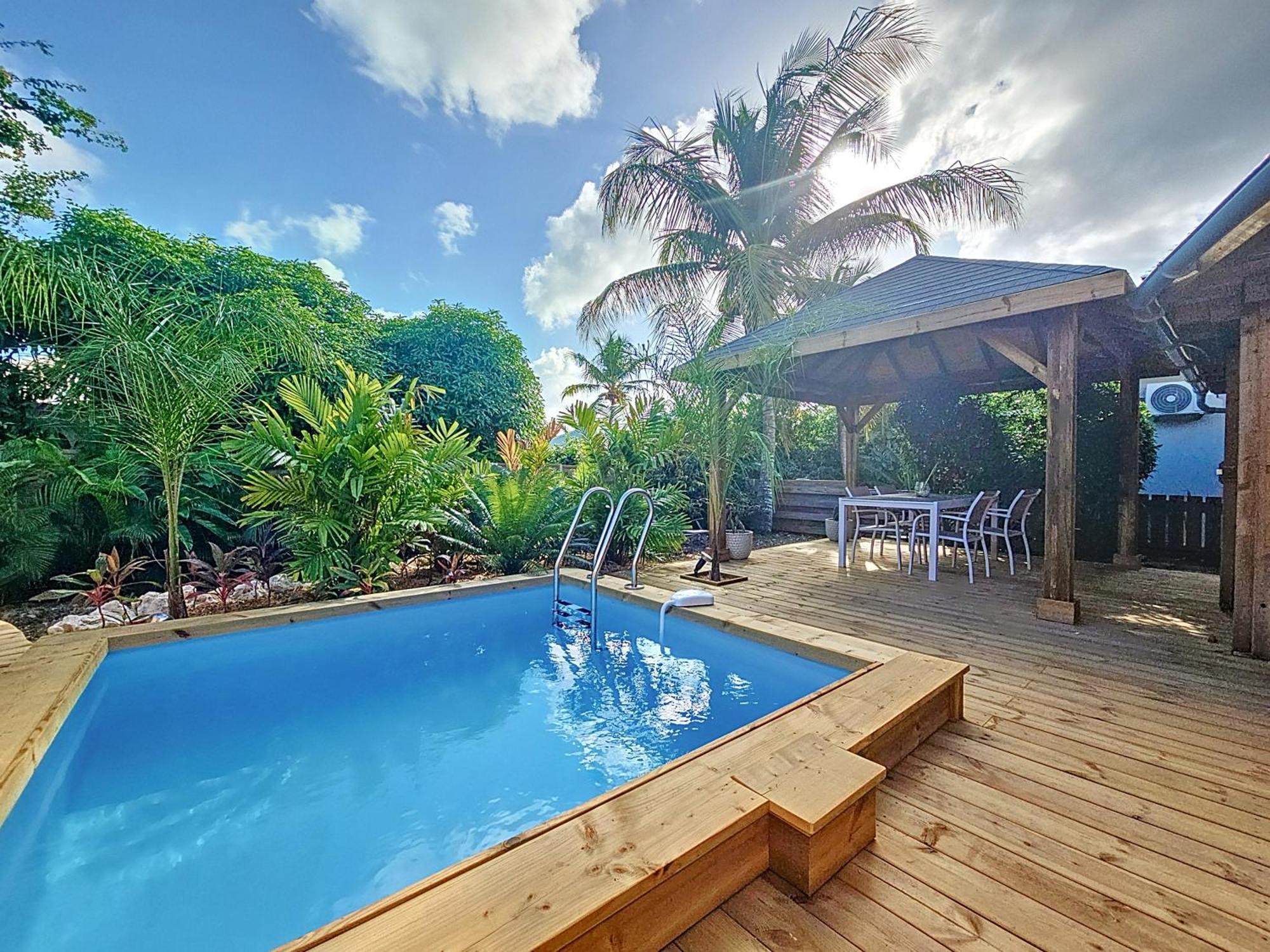 Bungalow l'Anjou Créole Sainte Anne Guadeloupe Exterior foto