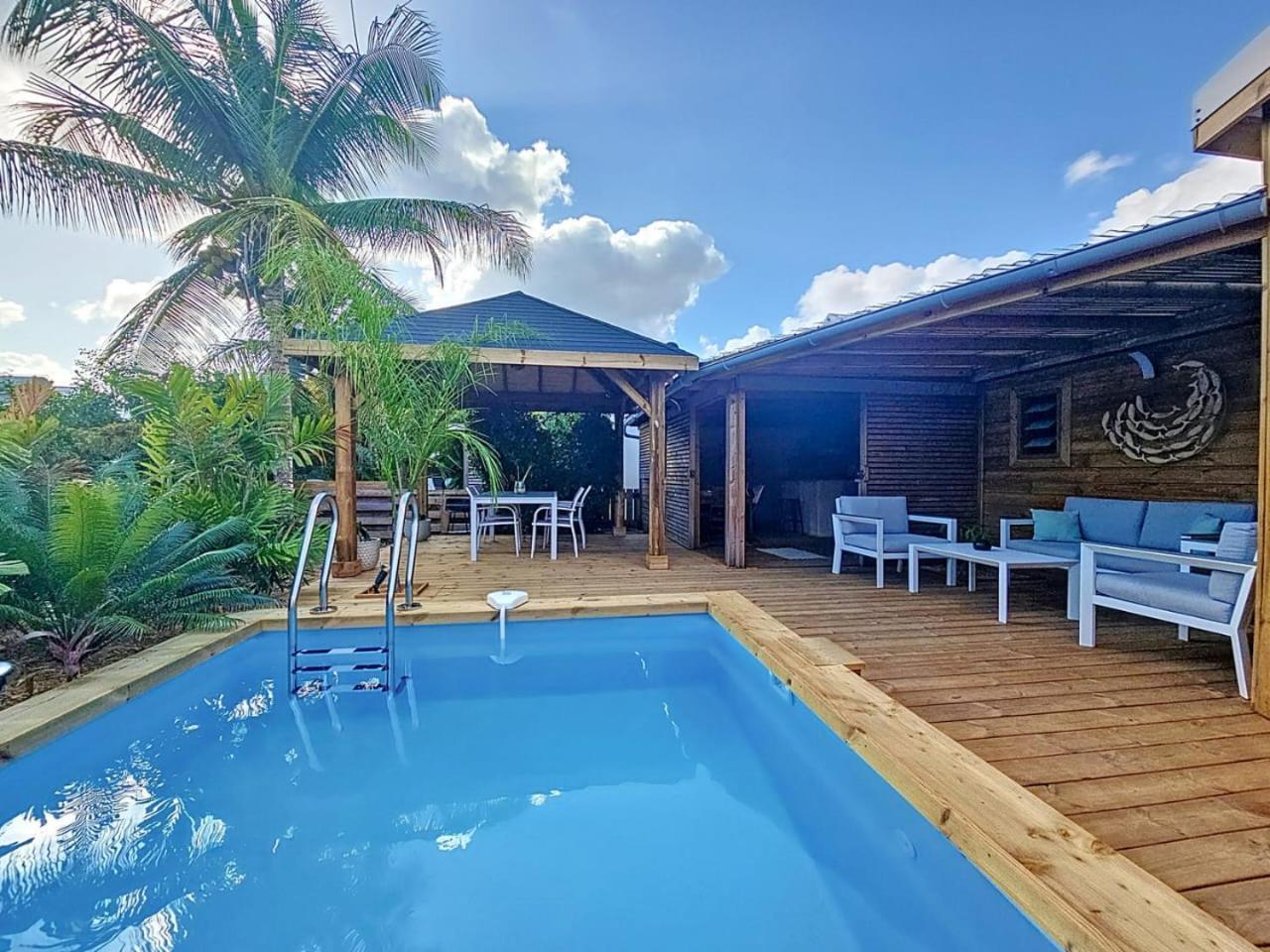 Bungalow l'Anjou Créole Sainte Anne Guadeloupe Exterior foto